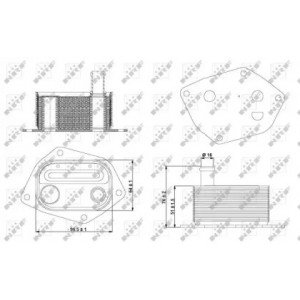 Масляный радиатор AS00053172 на KIA CEED 2007-2009