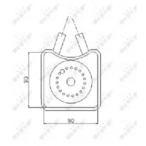 Масляный радиатор AS07312892 на VOLKSWAGEN CADDY I 1995-2004