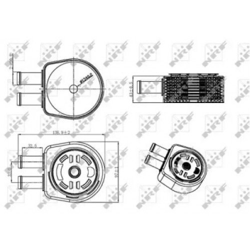 Масляный радиатор AS07325253 на FORD MONDEO 2010-2014