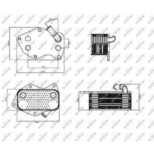 Масляний радіатор AS07294929 на VOLKSWAGEN JETTA III 2006-2010