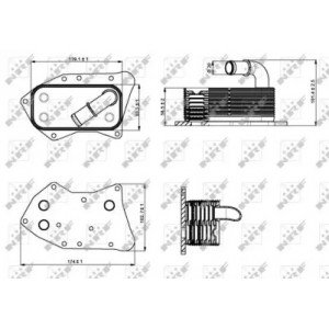 Масляный радиатор AS07309386 на OPEL MERIVA 2003-2010