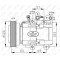 Компрессор кондиционера AS00059511 на HYUNDAI SANTA FE I 2001-2006