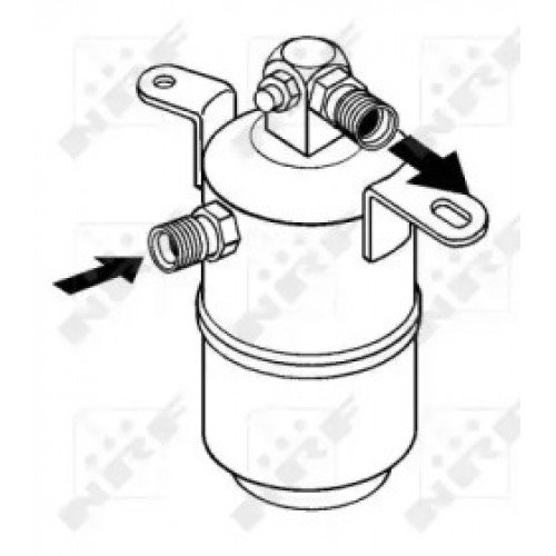 Осушувач кондиціонера AS00053079 на MERCEDES 210 (E-CLASS) 1999-2002