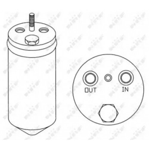 Осушувач кондиціонера AS00059618 на DAEWOO MATIZ (M150) 2001-2014