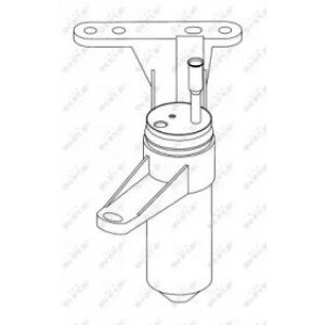 Осушитель кондиционера AS07322328 на RENAULT CLIO II 1998-2008