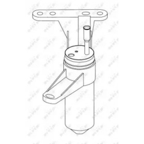 Осушитель кондиционера AS07322328 на RENAULT CLIO II 1998-2008