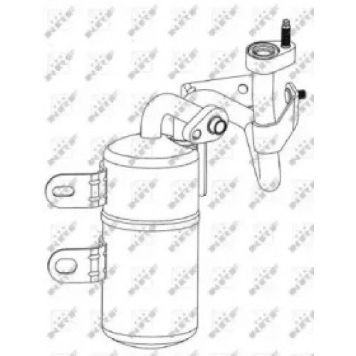 Осушувач кондиціонера AS07318387 на VOLVO C70 2006-2009
