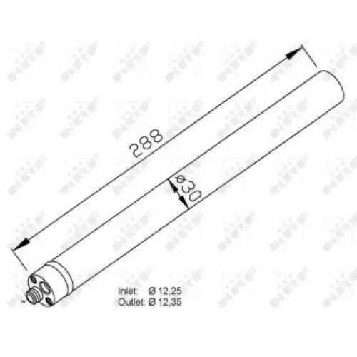Осушувач кондиціонера AS00053523 на AUDI A5 (B8) 2012-2016