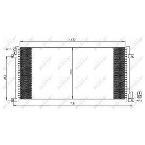 Радіатор кондиціонера AS00059499 на IVECO DAILY 2000-2006