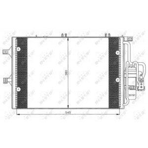 Радиатор кондиционера AS00052878 на OPEL CORSA C 2004-2007