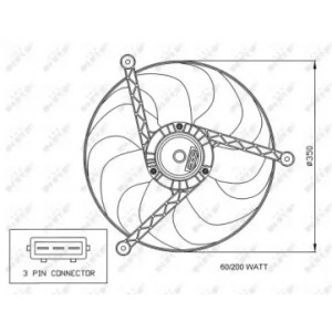 Вентилятор радиатора AS07318971 на VOLKSWAGEN SHARAN 2001-2010