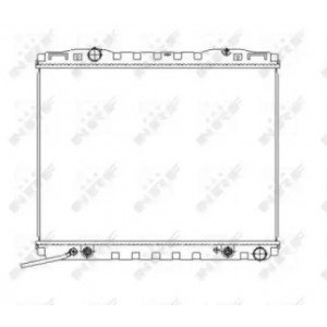 Радіатор охолодження двигуна AS00059447 на KIA SORENTO 2006-2009