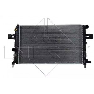 Радіатор охолодження двигуна AS07295458 на OPEL ASTRA H 2003-2014