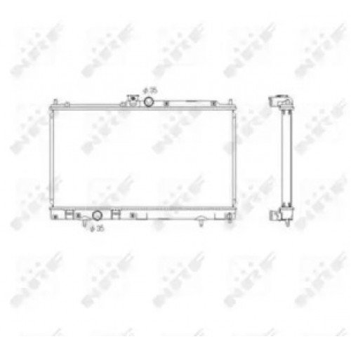 Радіатор охолодження двигуна AS00059395 на MITSUBISHI LANCER IX (CS) 2004-2008