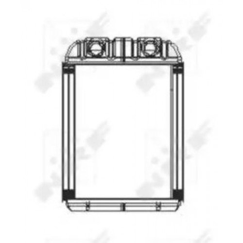 Радіатор печі AS00052485 на AUDI Q7 2006-2010