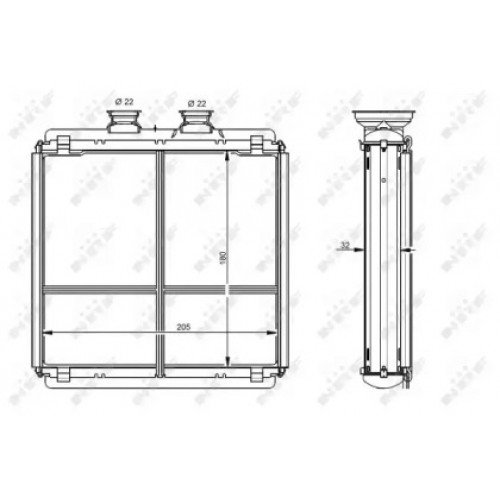 Радиатор печки AS07324856 на MERCEDES 212 (E-CLASS) 2009-2012