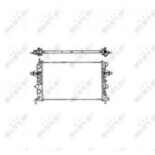 Радіатор охолодження двигуна AS07315993 на OPEL ASTRA G 1998-2009