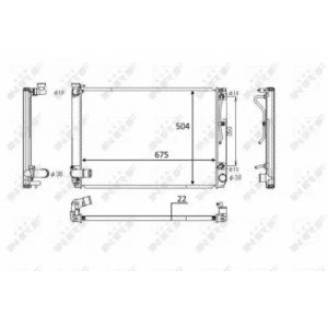 Радіатор охолодження двигуна AS00059474 на LEXUS RX 2004-2008