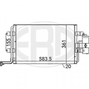 Конденсатор AS02278677 на SEAT LEON 2000-2005