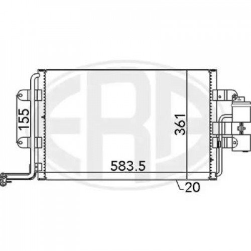 Конденсатор AS02278677 на SEAT LEON 2000-2005