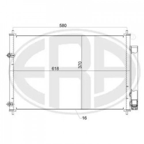 Конденсатор AS02278773 на TOYOTA AURIS 2016-2018