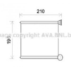 Радиатор печки AS00054949 на VOLKSWAGEN GOLF SPORTSVAN 2014-2020