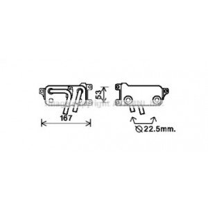 Масляний радіатор коробки передач AS00055090 на BMW 6 (E63) 2003-2011