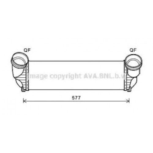 Інтеркулер AS00055087 на BMW X5 (E70) 2006-2010