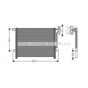 Радиатор кондиционера AS07316437 на BMW 3 (E46) 2001-2005
