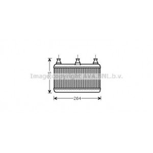 Радіатор печі AS00055097 на BMW 6 (E63) 2003-2011
