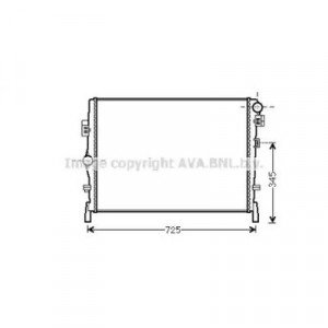 Радіатор охолодження AS02352659 на DODGE JOURNEY 2008-2019