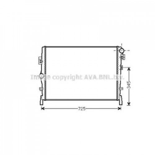 Радіатор охолодження AS02352659 на DODGE JOURNEY 2008-2019