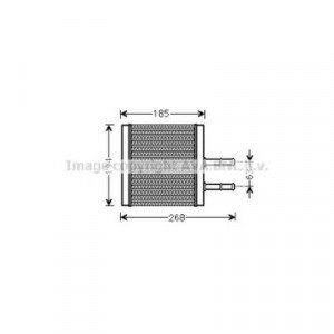 Теплообменник AS02352847 на CHEVROLET AVEO SDN/HB(T300) 2016-2020