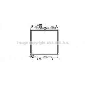 Радиатор охлаждения двигателя AS07335423 на NISSAN MICRA (K11) 1992-2002
