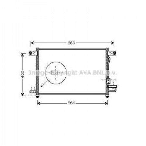 Конденсатор AS02353611 на CHEVROLET AVEO HB (T255) 2008-2012