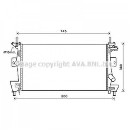 Теплообмінник AS02353951 на FORD C-MAX EUR 2010-2015