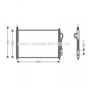 Конденсатор AS02354034 на FORD FOCUS 2005-2008