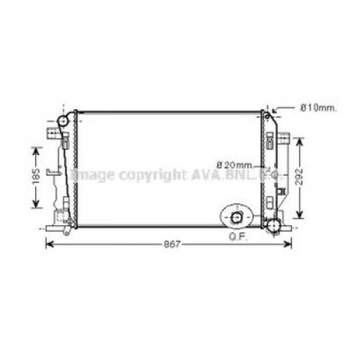 Теплообмінник AS02357349 на MERCEDES SPRINTER 2006-2013