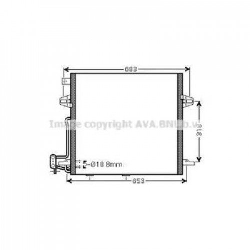 Конденсатор AS02357527 на MERCEDES 164 (GL-CLASS) SUV 2006-2012