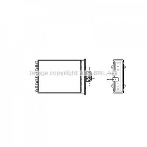 Теплообмінник AS02359142 на OPEL VECTRA B 1995-1999