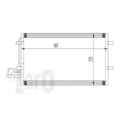 Конденсатор AS04556746 на FORD FOCUS 2008-2010