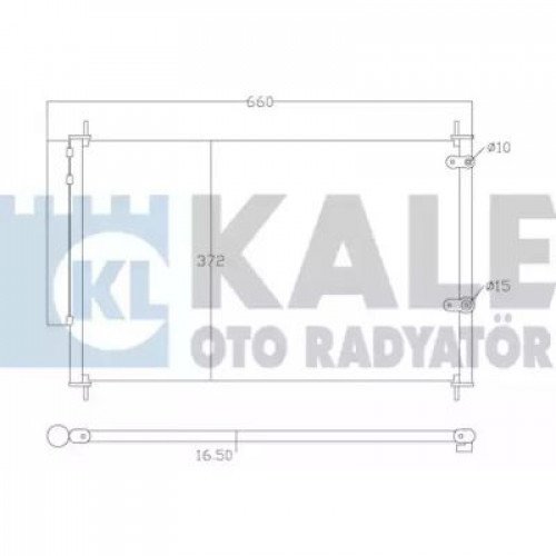 Конденсатор AS03650819 на TOYOTA COROLLA VERSO (E12) 2004-2009