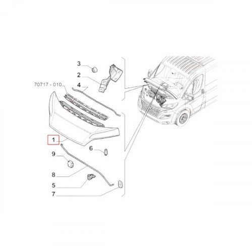 Капот AS08158555