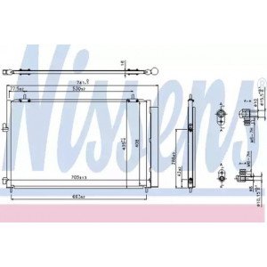 Радіатор кондиціонера AS00092165 на TOYOTA RAV4 2016-2018