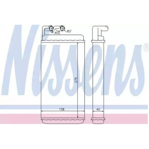 Радиатор печки AS00093112 на AUDI 100 1991-1994