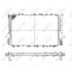 Радіатор охолодження двигуна AS00092415 на AUDI 100 1991-1994