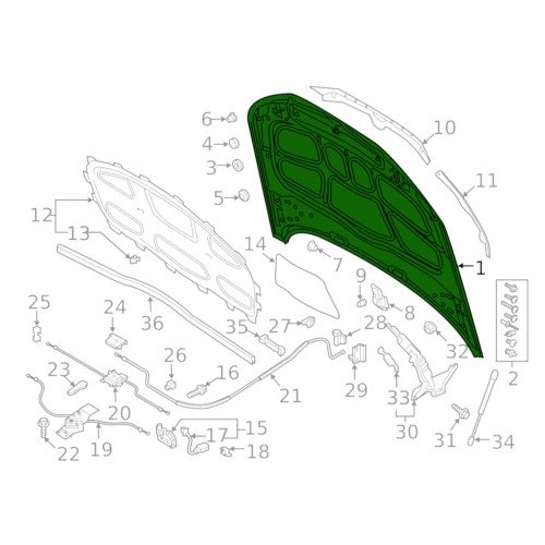 Капот AS08158318