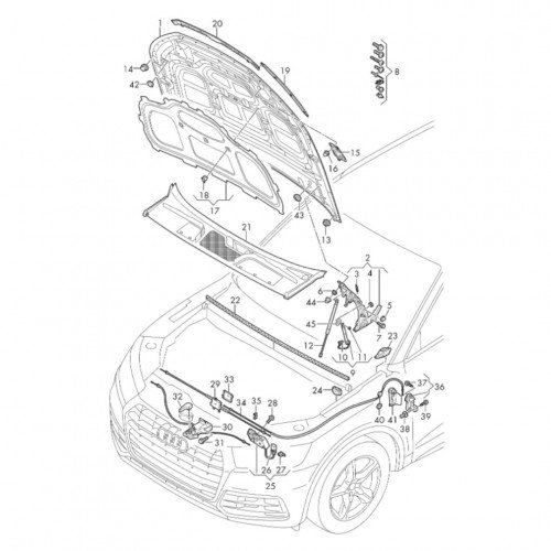 Капот AS08158394