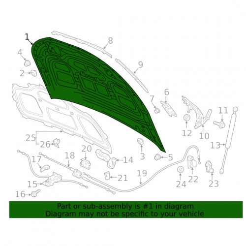 Капот AS08158413