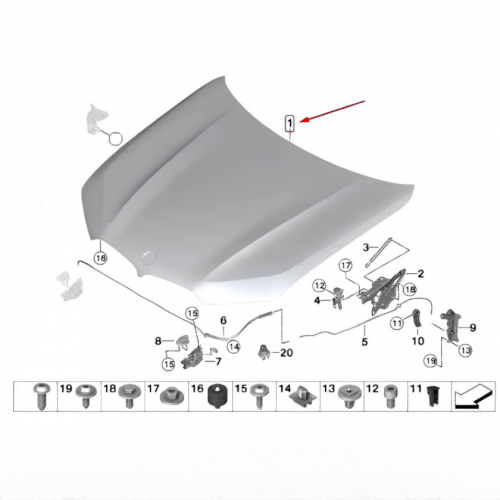 Капот AS08158892